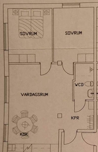 2 rums lägenhet i Borås