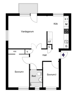 Apartment - Puckgränd Hägersten