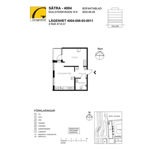 Hyr ett 2-rums lägenhet på 47 m² i Gävle