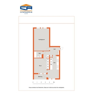 Hyr ett 2-rums lägenhet på 62 m² i Växjö