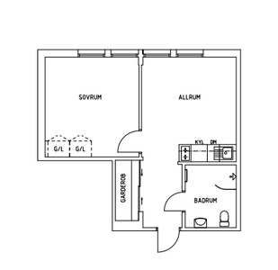 Apartment - Vintervägen Växjö