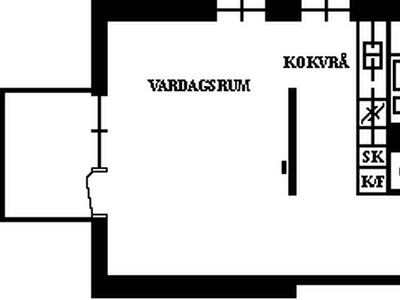 2 rums lägenhet i Umeå