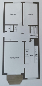 3 rums lägenhet i Nacka