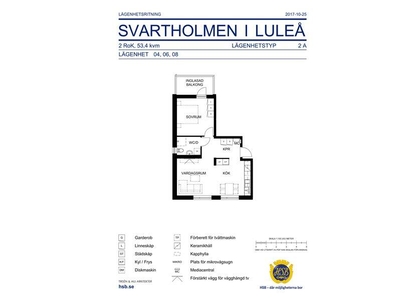 2 rums lägenhet i Luleå