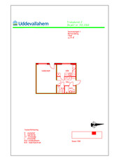 1 rums lägenhet i Uddevalla