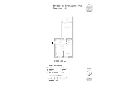 Hyr ett 2-rums lägenhet på 56 m² i Gävle