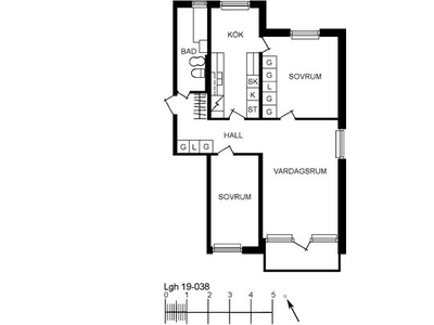 Hyr ett 3-rums lägenhet på 71 m² i Nybro