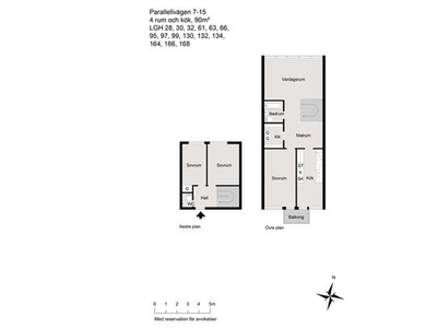 Hyr ett 4-rums lägenhet på 90 m² i Partille