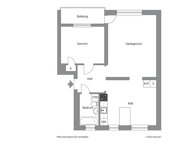 Lägenhet till salu på Snörmakarvägen 47 i Bromma - Mäklarhuset