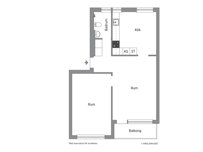 Lägenhet till salu på Spångavägen 37 i Bromma - Mäklarhuset