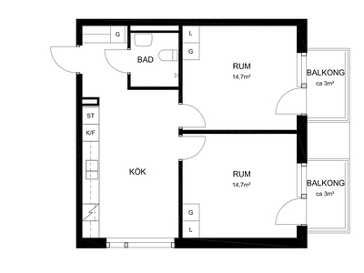 Apartment - Sjukhusbacken Stockholm