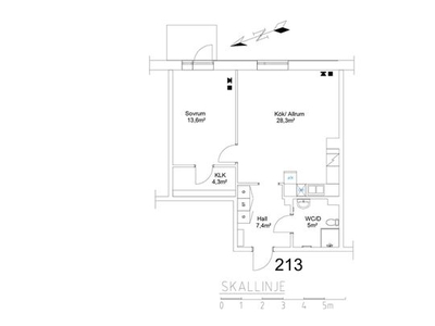 Hyr ett 2-rums lägenhet på 61 m² i Skelleftehamn