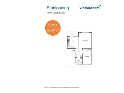 Hyr ett 2-rums lägenhet på 62 m² i Borås - Hässleholmen