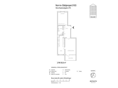 Hyr ett 2-rums lägenhet på 65 m² i Gävle