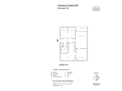 Hyr ett 4-rums lägenhet på 87 m² i Gävle