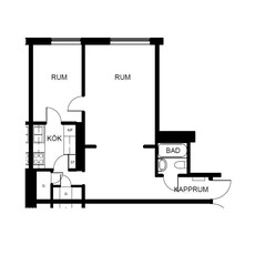 Hyr ett 1-rums lägenhet på 50 m² i Stockholm