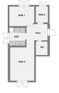 3 rums lägenhet i Örebro