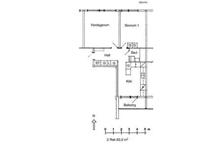 Hyr ett 2-rums lägenhet på 62 m² i Norrköping