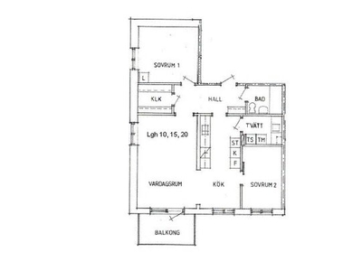 Hyr ett 3-rums lägenhet på 77 m² i Umeå