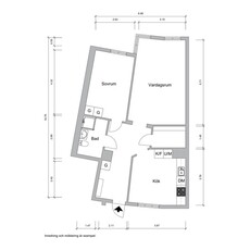 Hyr ett 2-rums lägenhet på 67 m² i Borås