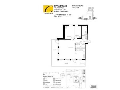 Hyr ett 3-rums lägenhet på 89 m² i Gävle