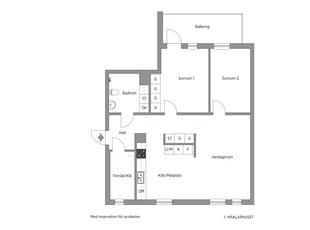 Lägenhet till salu på Bastuhagsvägen 52 i Enskede - Mäklarhuset