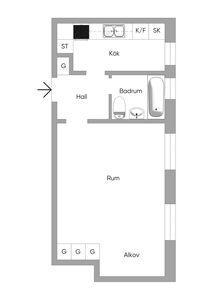 Apartment - Norra Nedanvägsgatan Mölndal