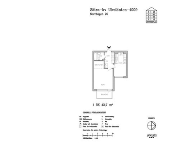 Hyr ett 1-rums lägenhet på 43 m² i Gävle