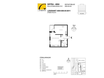 Hyr ett 2-rums lägenhet på 47 m² i Gävle