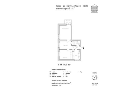 Hyr ett 2-rums lägenhet på 59 m² i Gävle