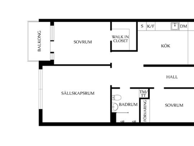 Hyr ett 3-rums lägenhet på 79 m² i Stockholm