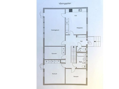 Hyr ett 4-rums lägenhet på 105 m² i Höganäs