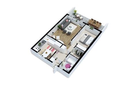 Hyr ett 2-rums lägenhet på 64 m² i Värnamo