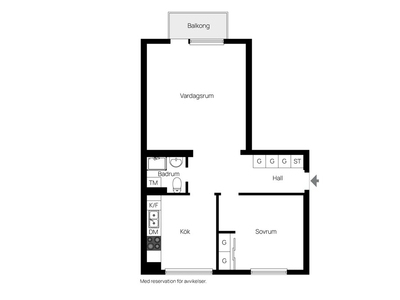 Lägenhet till salu på Åsvägen 4 i Solna - Mäklarhuset