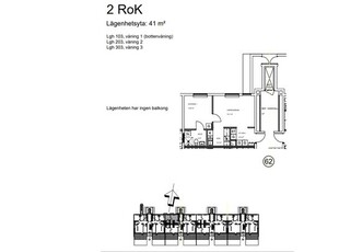 Hyr ett 2-rums lägenhet på 41 m² i Malmö