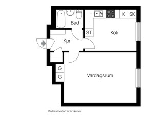 Lägenhet till salu på Dalgatan 36a i Sundsvall - Mäklarhuset