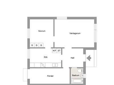 Apartment - Norrängsvägen Robertsfors