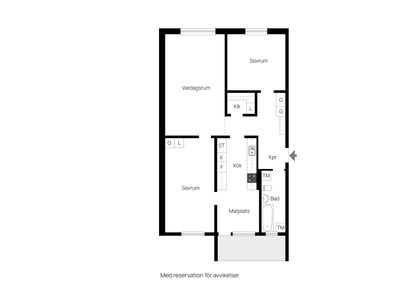 Lägenhet till salu på Österängsgatan 22 A i Uppsala - Mäklarhuset