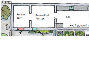 2 rums lägenhet i Oxie