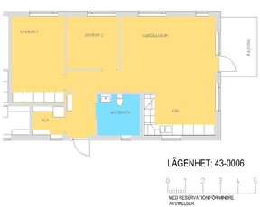 3 rums lägenhet i BrÄkne-hoby