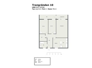 Hyr ett 3-rums lägenhet på 78 m² i Vellinge