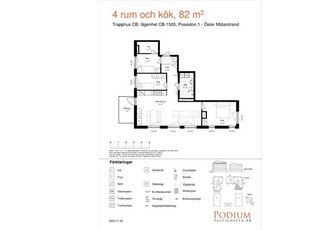 Hyr ett 4-rums lägenhet på 82 m² i Västerås