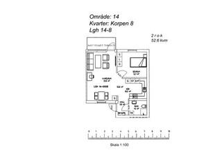 Hyr ett 2-rums lägenhet på 53 m² i Arvidsjaur