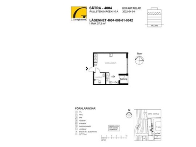 Hyr ett 1-rums lägenhet på 37 m² i Gävle