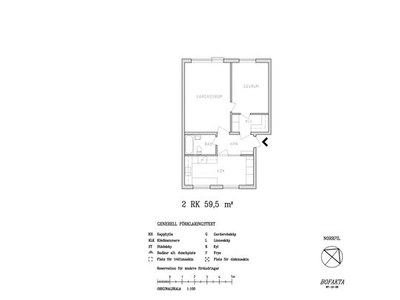 Hyr ett 2-rums lägenhet på 59 m² i Gävle