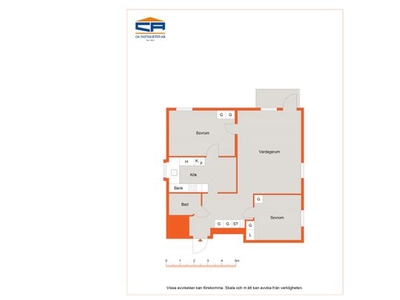 Hyr ett 3-rums lägenhet på 73 m² i Borås