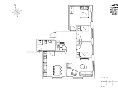 Hyr ett 4-rums lägenhet på 84 m² i Sundsvall