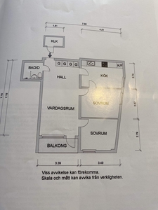 3 rums lägenhet i Täby