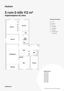 5 rums lägenhet i Solna
