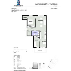 Hyr ett 3-rums lägenhet på 82 m² i Västerås